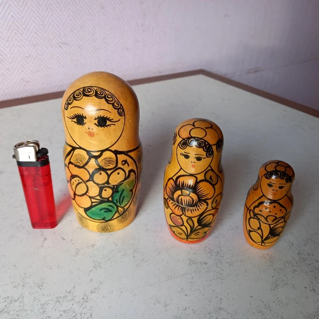 Poupée russe bois vintage - Décoration