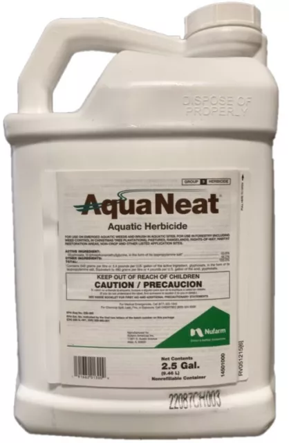AquaNeat - 53.8% Aquatic Glyphosate (No surfactant) - 2.5 Gallons