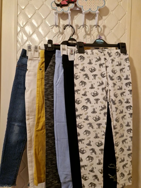 5-6years Girls Jeans Trousers Joggers Leggings Bundle