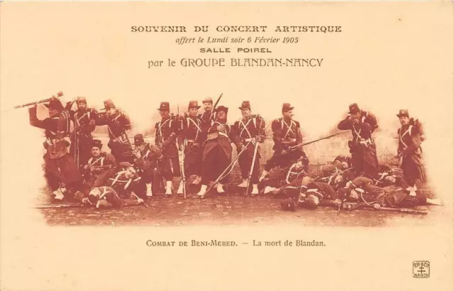 Cpa 54 Nancy Souvenir Du Concert Artistique Salle Poirel Par Le Groupe Blandan N