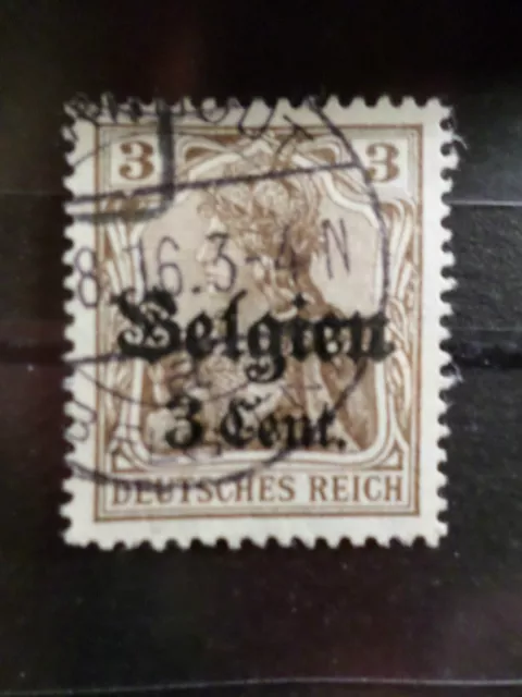 Belgien Besetzung Deutsche, 1916 Briefmarke 11, Entwertet, Belgium, Deutschland