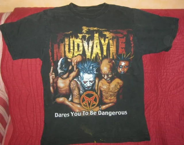 TEE SHIRT MUDVAYNE neo metal américain YOU TO BE DANGEROUS TAILLE M