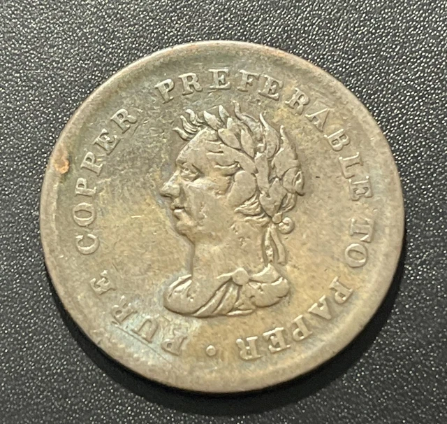 Canada (Nova Scotia) 1838 Penny Token: Trade & Navigation-NS-22