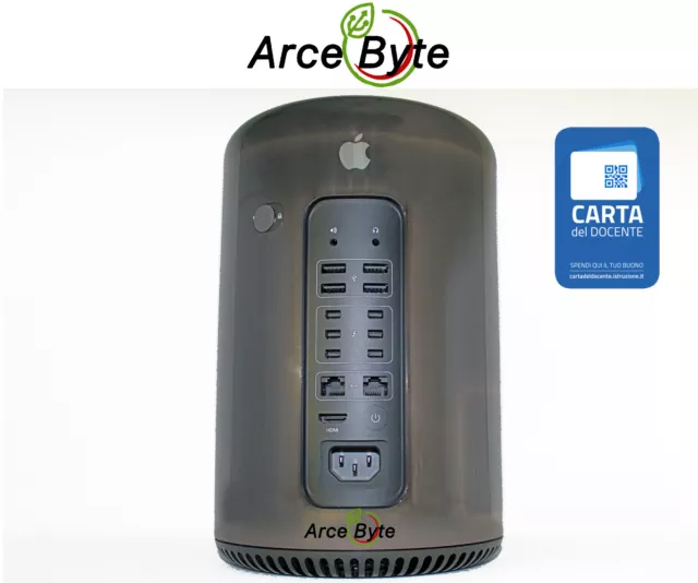 APPLE MAC PRO 6.1 2013 Intel Xeon E5 3,7 GHz RAM 12 GB SSD 256 GB mcOS Monterey