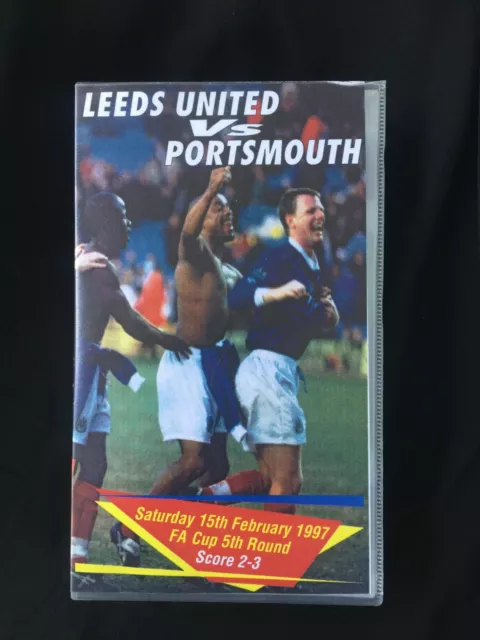LEEDS UNITED VS PORTSMOUTH VHS TAPE Robson Barnes Smith Keegan