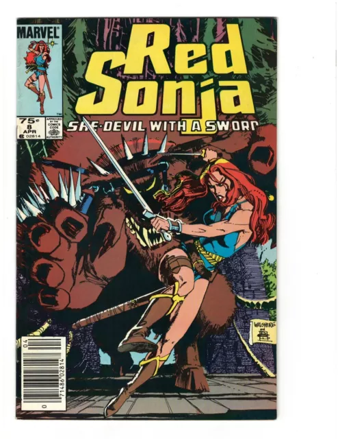 Red Sonja She-Devil With a Sword  #8 (FN+) (Marvel 1985) Vol #3 NEWSSTAND