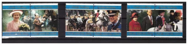 S23139) Falkland Isl. 1997 MNH Golden Wedding 6v