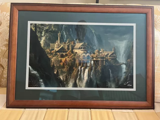 Custom Framed Art Print Of Rivendell From “The Lord Of The Rings”