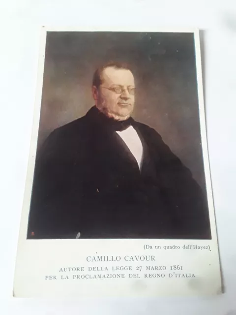 1911 Camillo Cavour Original Postcard - Turin International Exhibition
