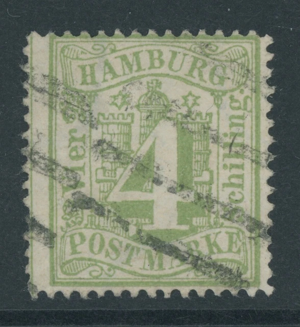 Hamburg Mi. Nr. 16 b gestempelt LUXUS Fotobefund Lange BPP 150 Euro