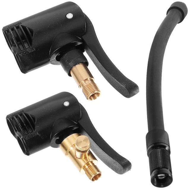 2 Adaptadores De Válvula Para Inflar Neumáticos - Compatibles Con Coche, Moto Y Bicicleta | Conexión Rápida Y Sin Fugas