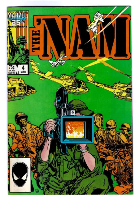 THE 'NAM #4 in VF+ conditrion a 1987 Marvel war comic