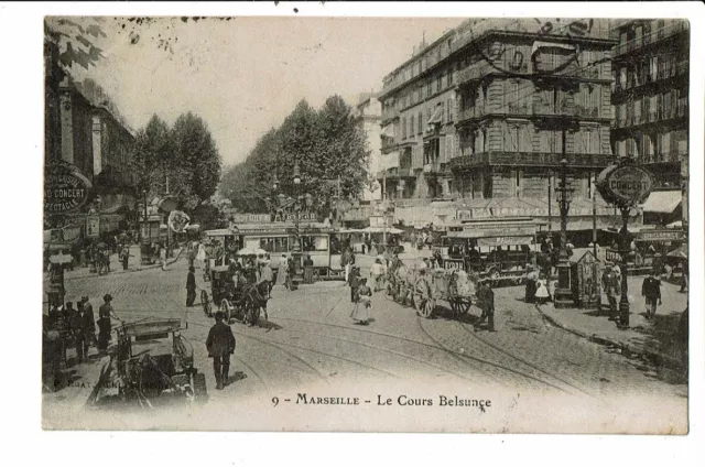 CPA-Carte postale-France- Marseille- Cours Belsunce -1909 -VM25284p