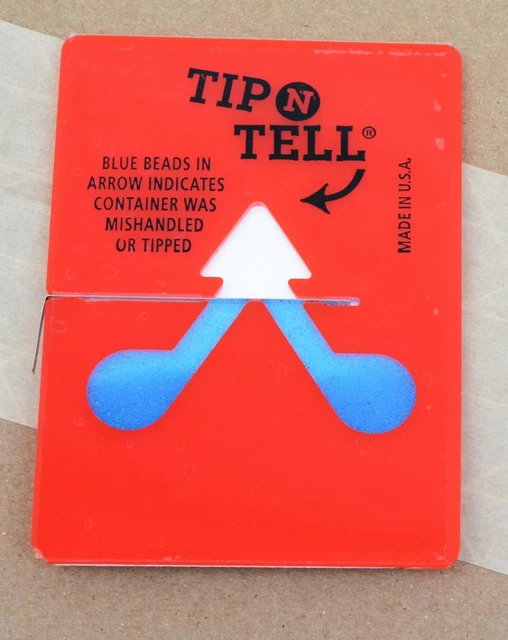 Tip N Tell® Shipping  Indicator