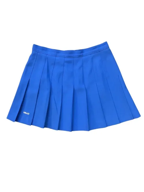 Vintage Head Skirt Womens Size 14 Royal Blue Pleated Mini Tennis Schoolgirl