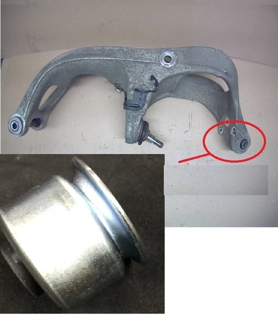 Front Hub Carrier Knuckle Pivot Arm Axle Bush For Peugeot 407, 508, Citroen C5, C6