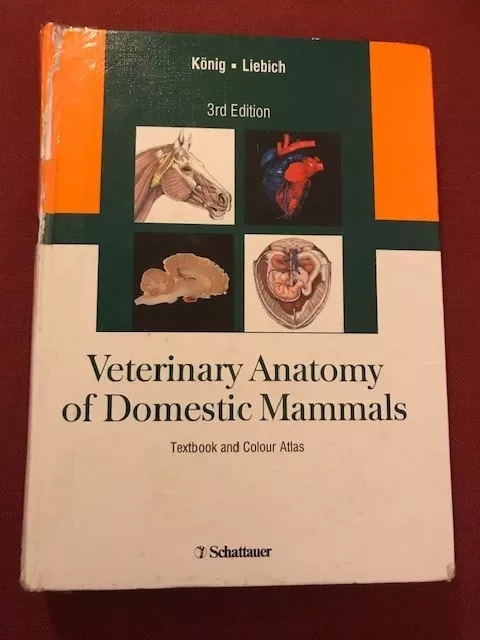 PicClick　Liebich　Konig　UK　Mammals:　and　Textbook　and　OF　£95.00　VETERINARY　Atlas　ANATOMY　Domestic