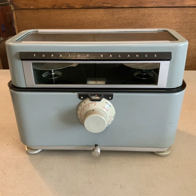 WORKS! VINTAGE TORSION Balance Scale DRX 2 Clifton NJ Pharmacy Lab