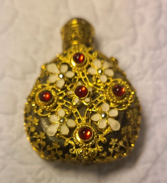 Antique Mini Perfume Bottle. 1920 /30's Czech or German Origin Antique Mini Perfume Bottle. 1920 /30's Czech or German Origin
