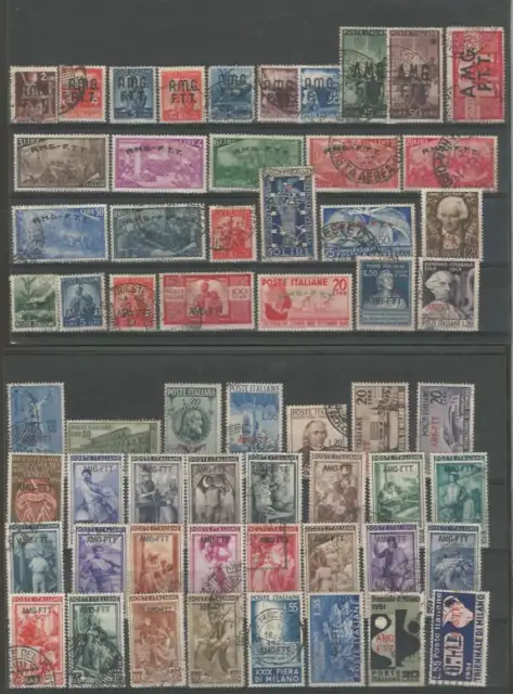 Italy x 93 Stamps AMGFTT EXCELLENT New MNH MH USED