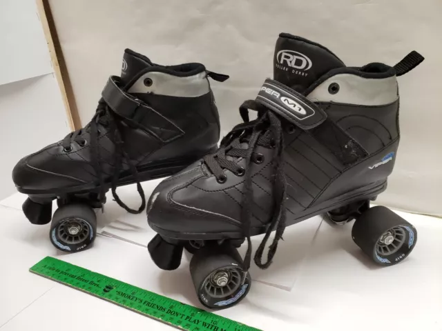 Viper M1 Roller Derby Skates Model U721M Size 9 Black