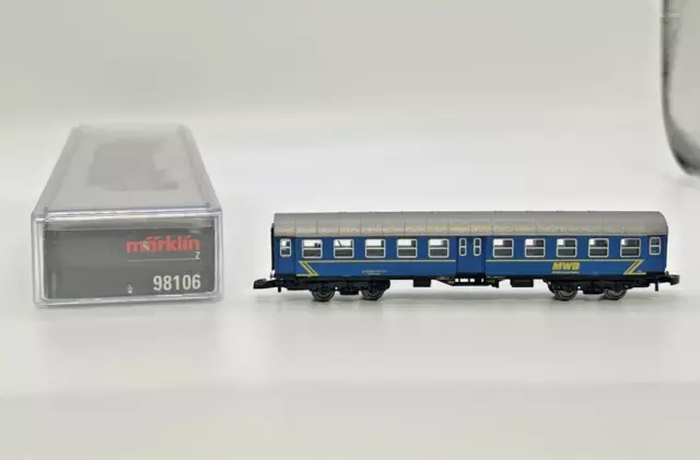 Z Scale Marklin 98106 Passenger Car Original Box (A)