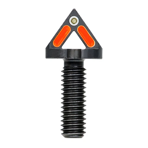 Blitzkrieg Components Chevron Front Sight Post - Orange Strip w/Grow In Dark Dot 3