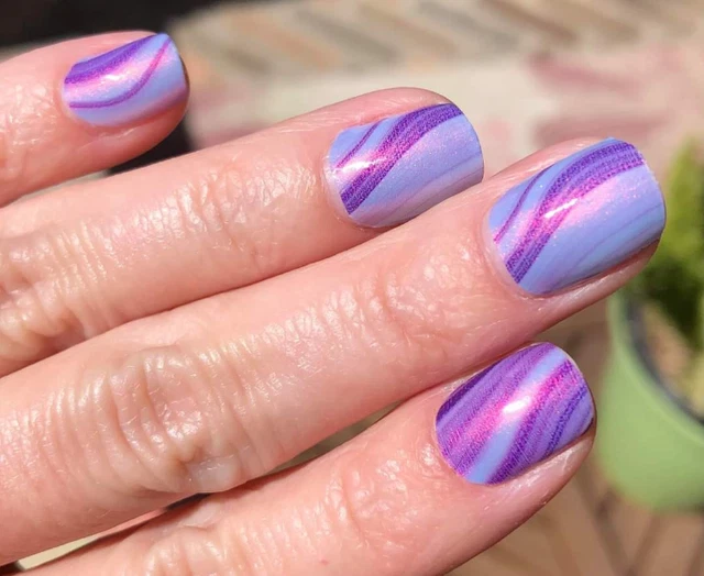 COLOR STREET STRIPS NEW HTF Retired Unicorn Design Ultraviolet Agate