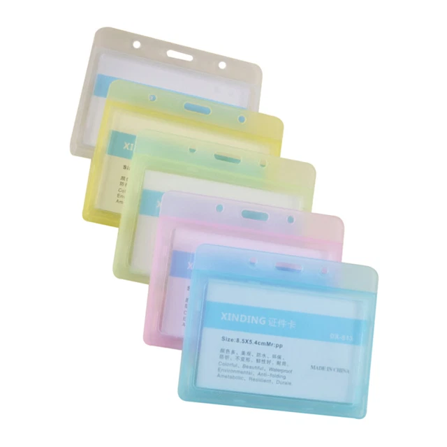 5-pz-porta-distintivo-id-plastica-permesso-di-lavoro-pass-bus-verticale