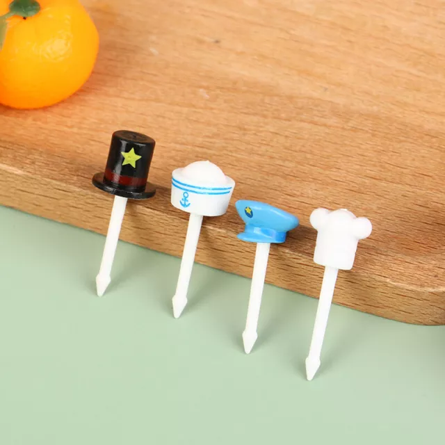 Tenedor de frutas de dibujos animados para selección de alimentos para niños para accesorios de postre SN❤