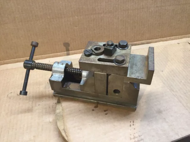 Machinist Vise 2 3/4” Jaw, 1/2”Groove Base, Toolmaker Custom, See Pics Descrip
