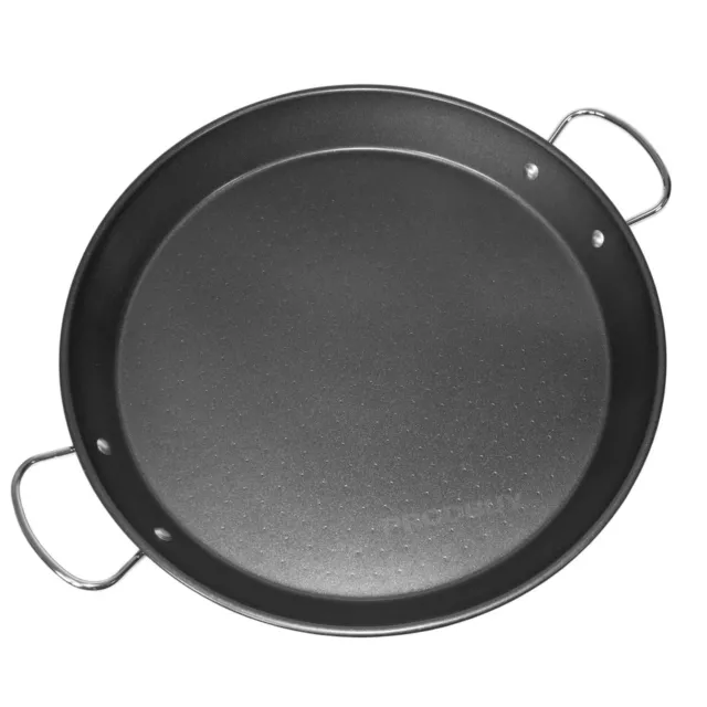 Large 38.5cm Kitchen Craft Non-stick Traditional Spanish Paella Fry Pan Dish