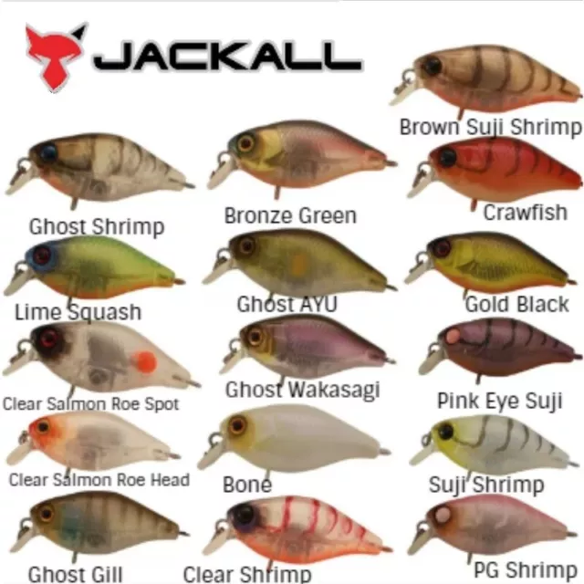 Brand New - Jackall Chubby 38 Shallow Hard Body Fishing Lures
