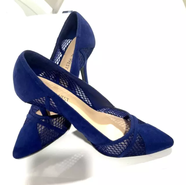 Nine West Women's Shoes Heels Pumps Size 7 Blue