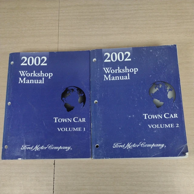 2002 LINCOLN TOWN CAR Service Shop Repair Workshop Manual Volumes 1 & 2