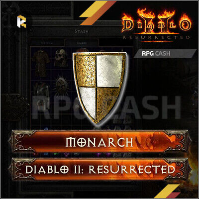 Socketed Monarch- Diablo 2 Resurrected D2r Diablo 2