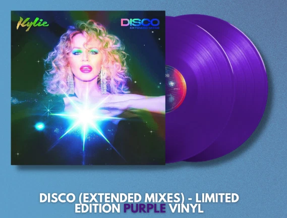 KYLIE MINOGUE – Disco (Extended Mixes) Limited Purple Coloured