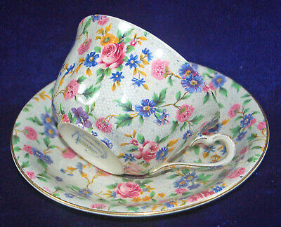 Royal Winton Grimwades Old Cottage Chintz Teacup And Saucer