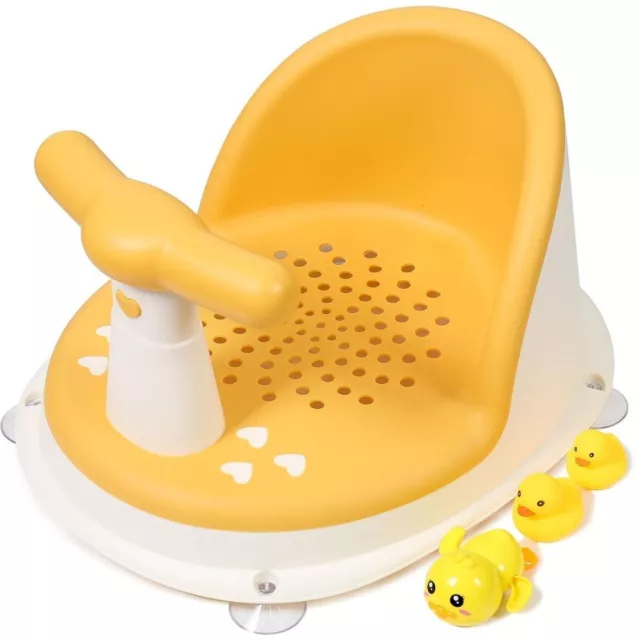 Non-Slip Baby Bath Chair Comfortable Baby Shower Seat Infant Bath Seat  Summer