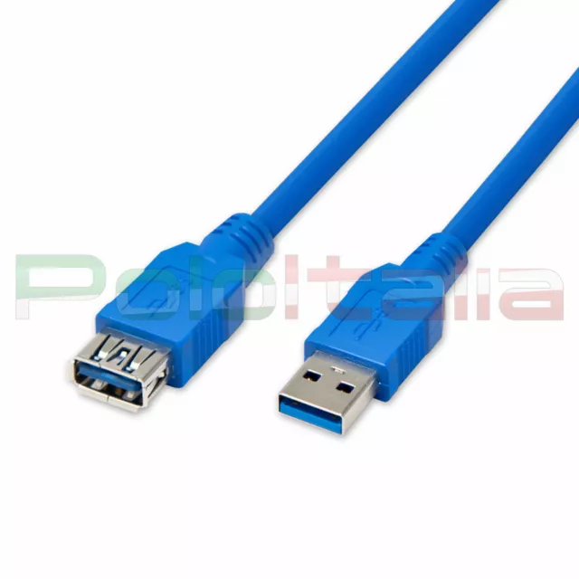 Cavo 3m USB 3.0 prolunga maschio/femmina A cable extension per pc dati hard disk 2