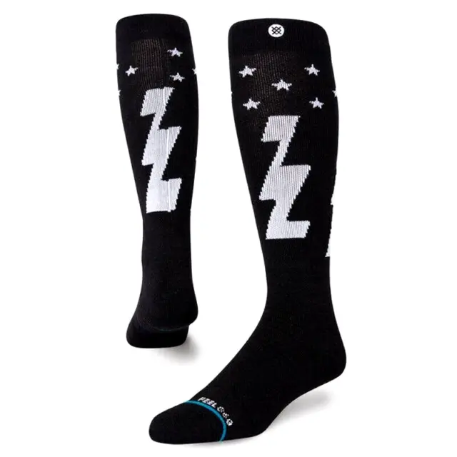 STANCE PERFORMANCE FULLY CHARGED SNOW KIDS SOCKS Black Large (3-5.5) #K758C21FUL