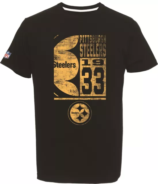 NFL Football T-Shirt PITTSBURGH STEELERS Est. 1933 Roedy von Majestic