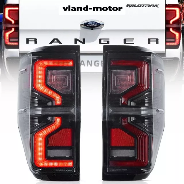 Luces traseras LED VLAND para 2012-2022 Ford Ranger/Raptor/Wildtrak T6 T7 T8 par