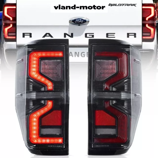 VLAND LED Rückleuchten für 2012-2022 Ford Ranger /Raptor /Wildtrak T6 T7 T8 Paar