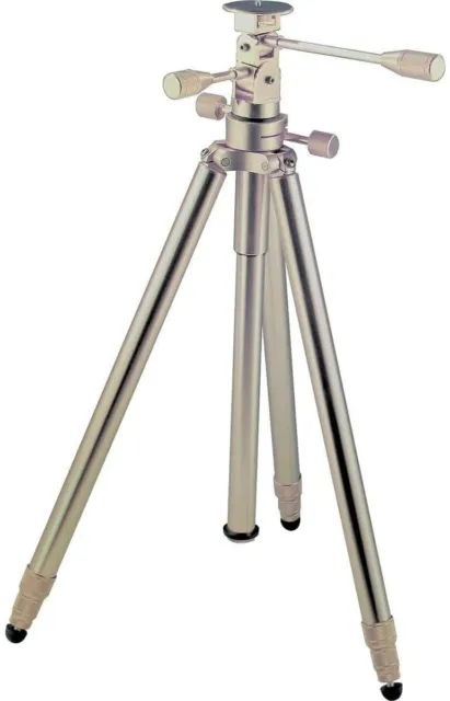 Tiltall Tripod  NEW SILVER Original Series with 3-Way Head & Carrying Case