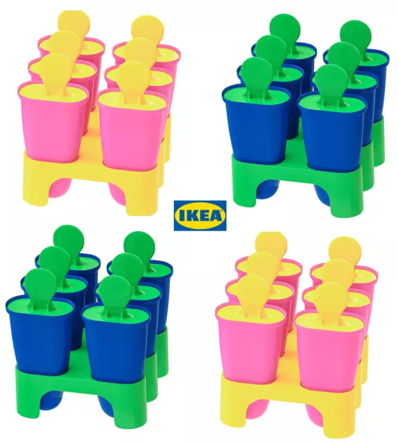 UPPFYLLD Ice pop maker, pink/yellow - IKEA