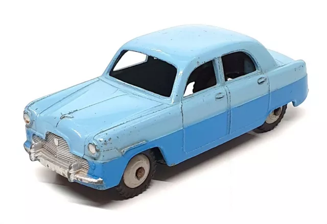 Dinky Toys 9.5cm Long Original Diecast 162 - Ford Zephyr Saloon - 2-Tone Blue