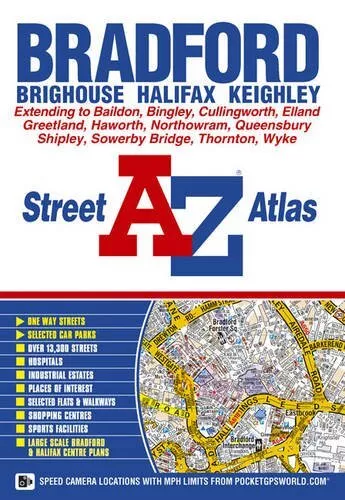 Bradford Street Atlas by Geographers A-Z Map Company Spiral bound Book The Cheap