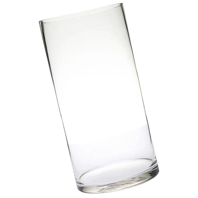 Vaso Cilindrico In Ceramica Bianca 28 Cm - Design Moderno Per Fiori Pampas E Decorazioni - Foto 13