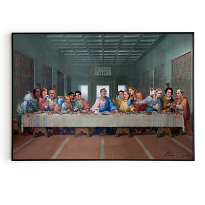 The Last Supper at Dunder Mifflin Poster - The Office TV Show Art Print